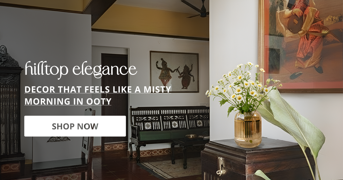 Home decor products in Ooty with cozy lighting and decorative accessories perfect for modern home interior styling.