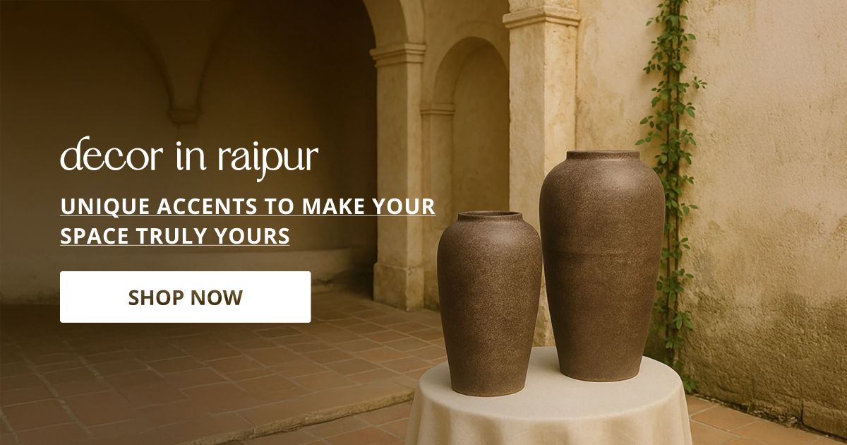 Home decor products in Raipur with decorative lighting and accessories perfect for stylish home interior decor.