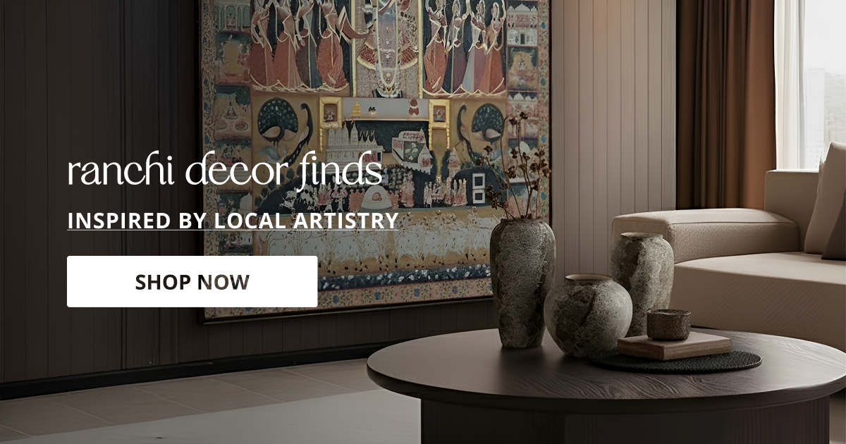 Home decor products in Ranchi with decorative lighting and accessories perfect for stylish home interior decor.