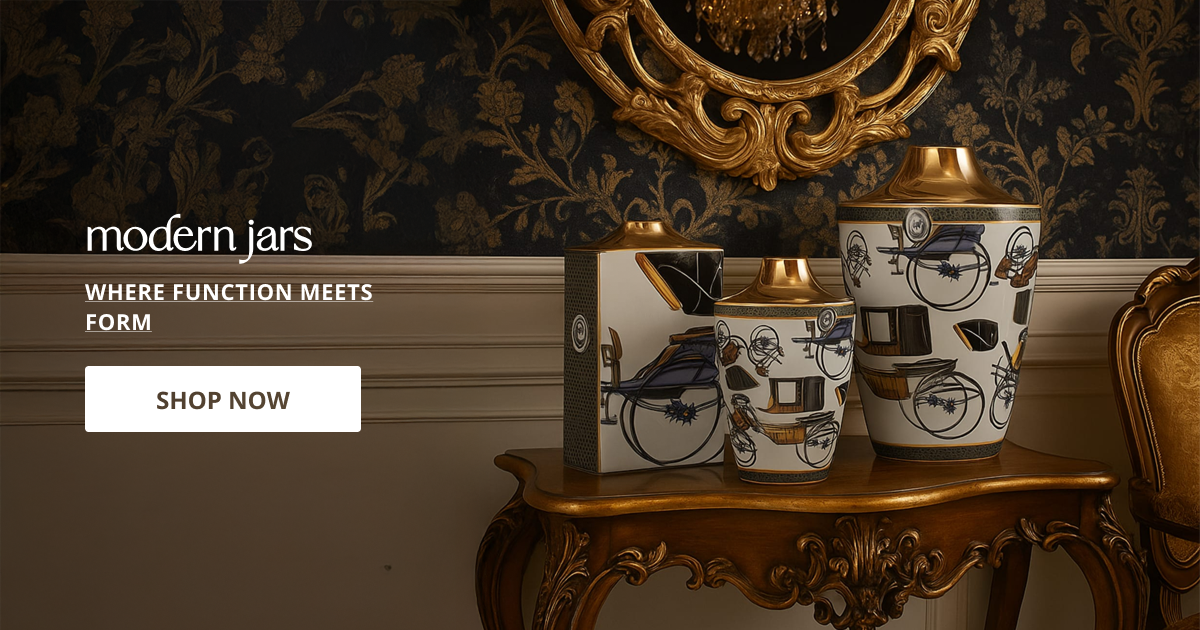 New arrival jars with decorative storage design perfect for kitchen table decor and stylish home organization.