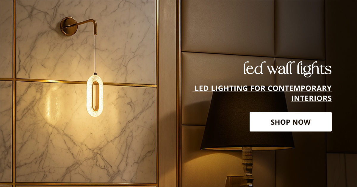 Led wall lights with modern design perfect for bedroom hallway and stylish energy efficient interior lighting.