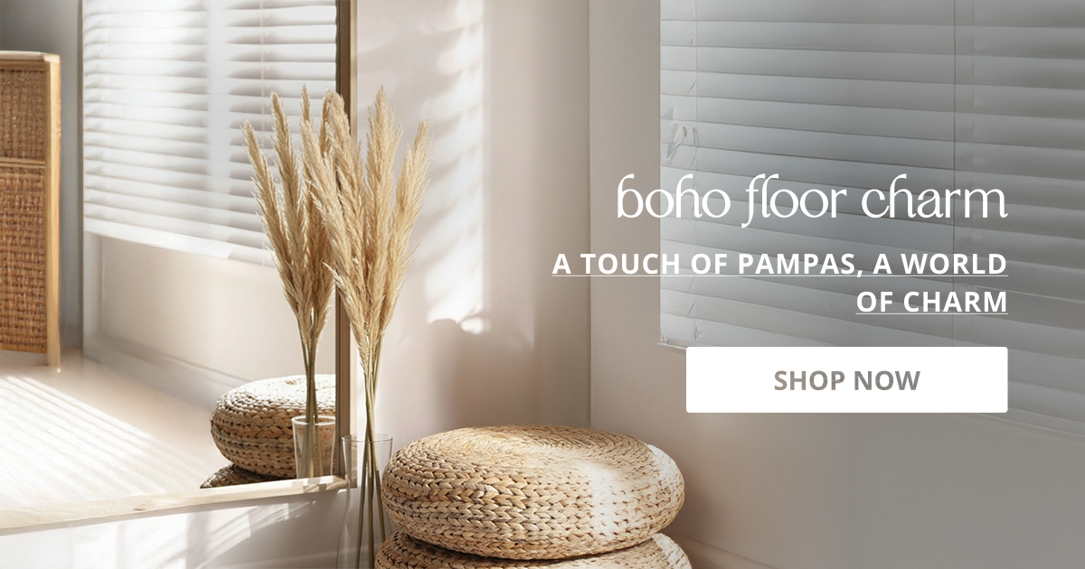 Pampas grass for floor vase with tall natural stems perfect for living room decor and modern home interior styling.