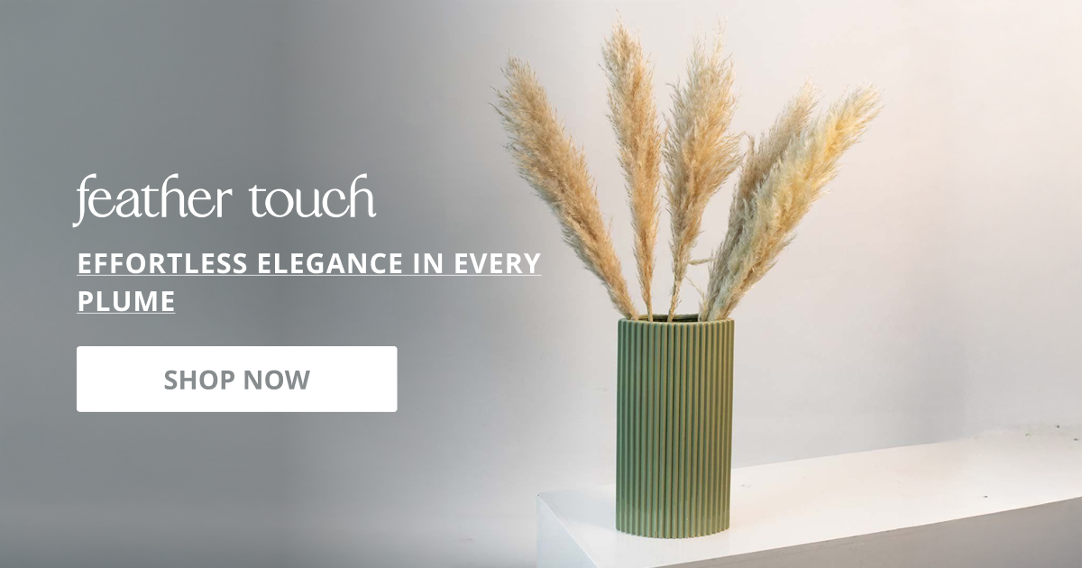 Pampas grass for vase with soft natural texture perfect for floor vase decor living room styling and modern home interior.