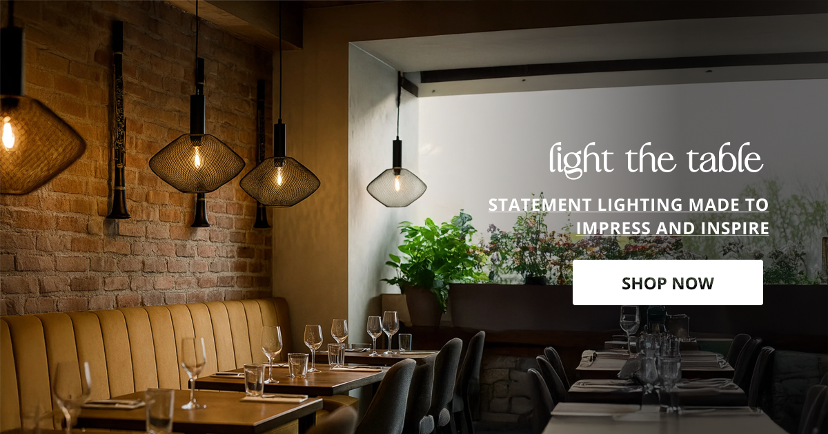Restaurant lighting with warm hanging lights creating cozy ambience perfect for cafe dining space and interior decor.