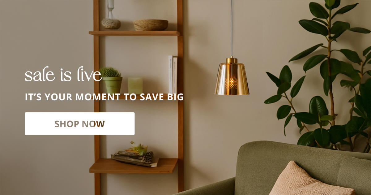 Home decor sale with lighting lamps and accessories perfect for budget shopping and stylish interior decoration.