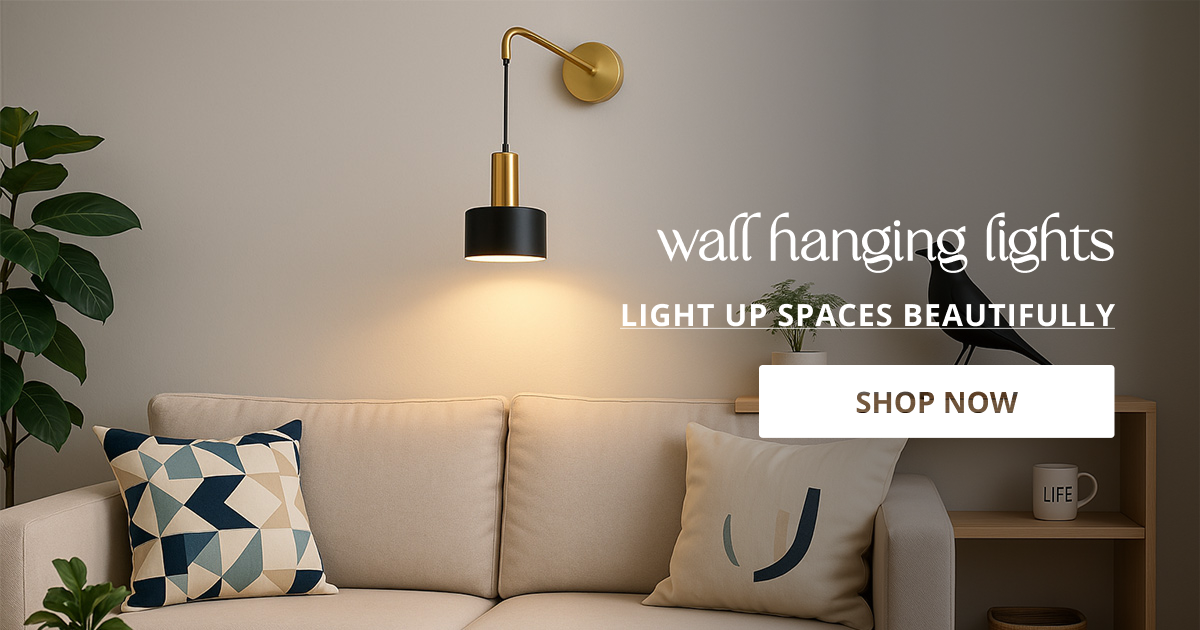 Wall hanging lights with modern metal design perfect for bedroom living room and stylish interior lighting decor.
