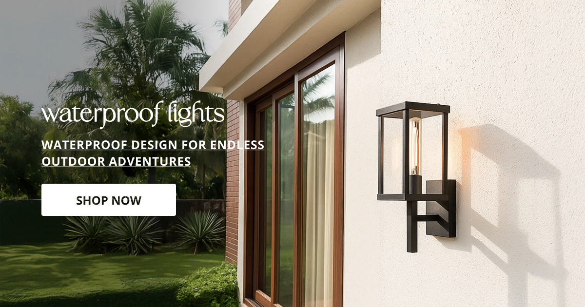 Waterproof outdoor lights with durable wall design perfect for exterior lighting in garden porch and outdoor decor.