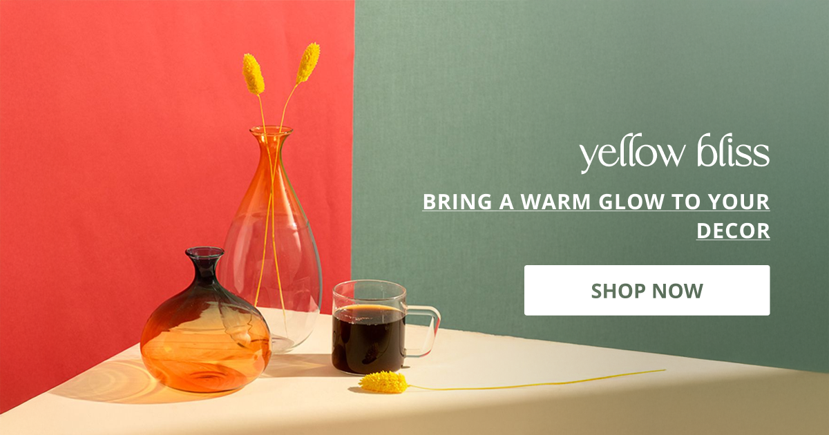 Yellow dried grass with decorative stems perfect for vase styling table decor and aesthetic home interior look.