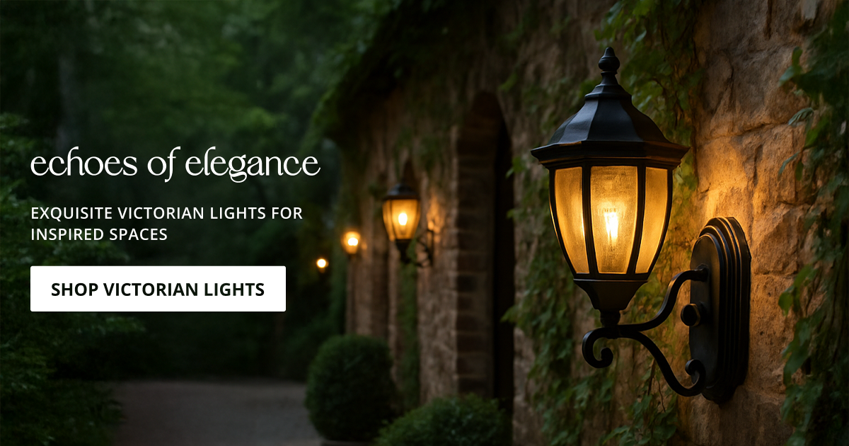 Victorian collection with classic vintage lighting and decor perfect for traditional elegant home interior styling.