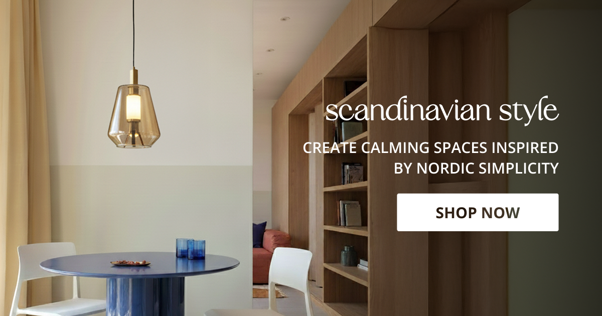 Scandinavian decor style styled with clean furniture and neutral tones creating bright simple modern interior space.