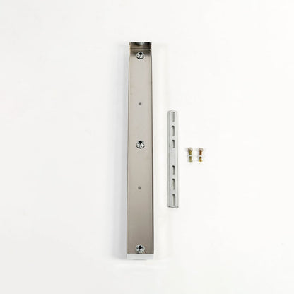 3 Light Chrome Rectangular Ceiling Plate Medium White Background 1