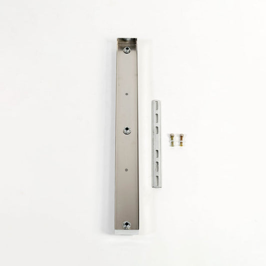 3 Light Chrome Rectangular Ceiling Plate Medium White Background 1