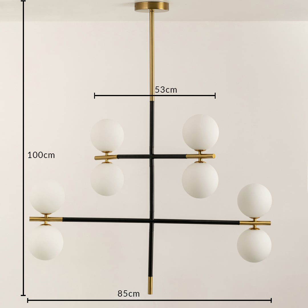 8-Aball Linear Lights Dimension