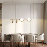 Aball Finnish 4-Light Chandelier - Gold