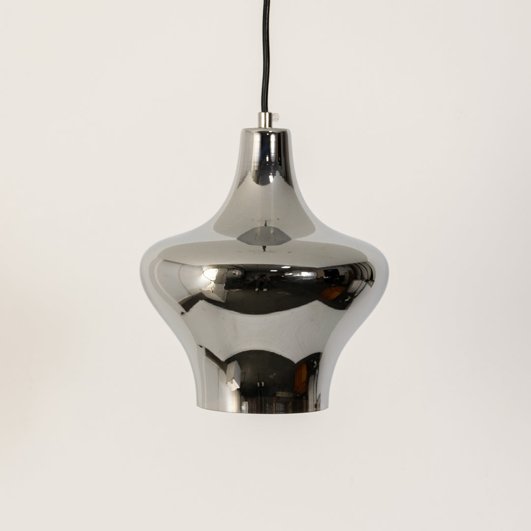 Abigail Glass Hanging Light - Chrome