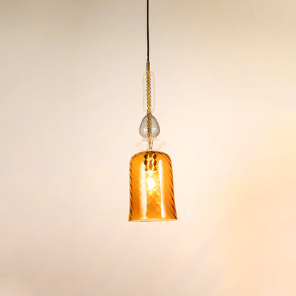 Amber Allure Pendant Light- Brown