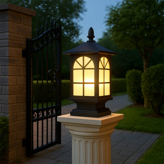Ambrose Outdoor Gate Light Main Lifestyle