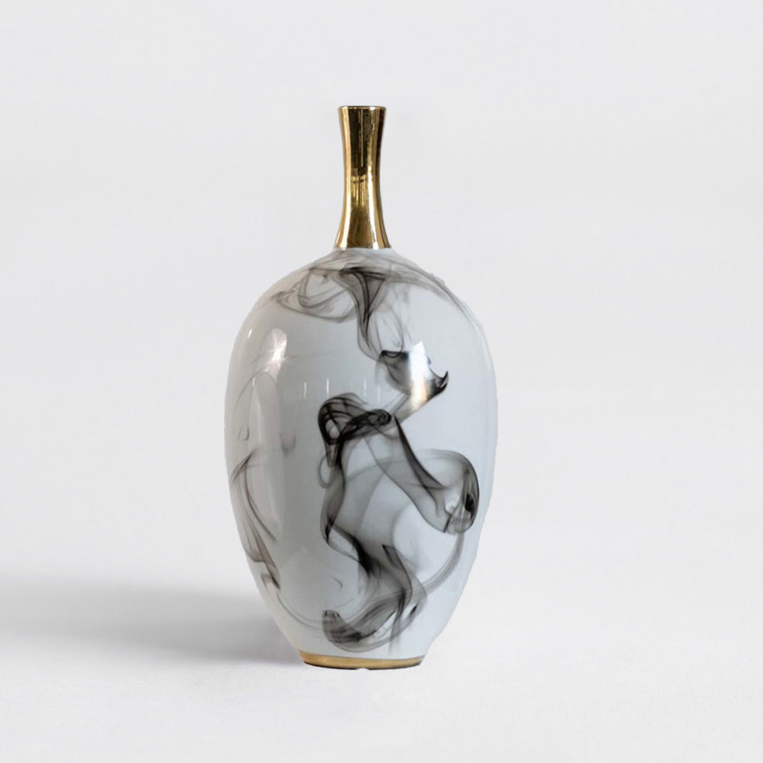 Almond Ceramic Vase - Large