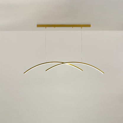 Arche 2-Light Chandelier - Gold