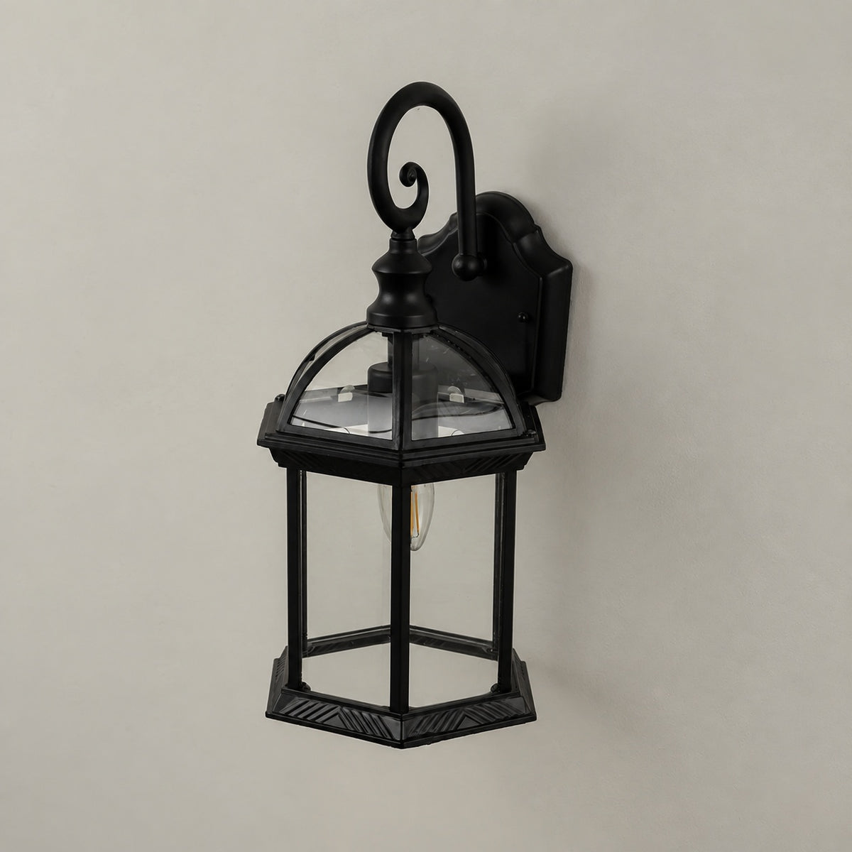 Auger Outdoor Wall Light - Black