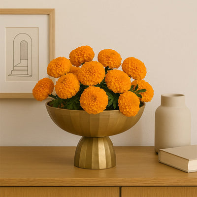 Aureate Creased Decorative Tray - Large