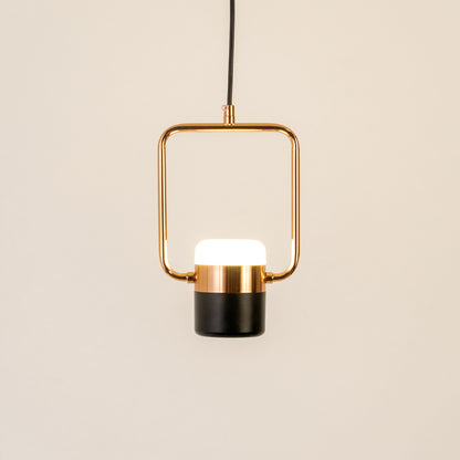Aurum Stripe Hanging Light - Black