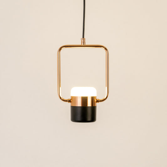 Aurum Stripe Hanging Light - Black