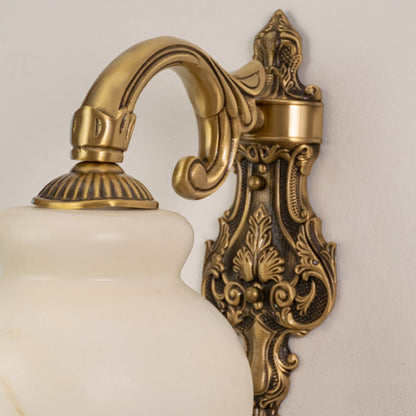 Baroque Vintage Wall Lamp closeup