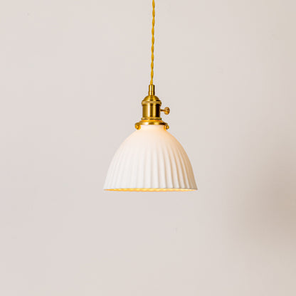 Berkshire Pleated Pendant Light - Dome
