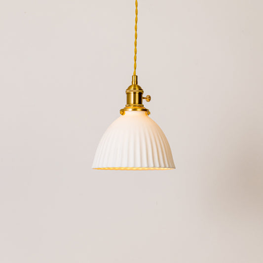 Berkshire Pleated Pendant Light - Dome