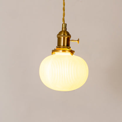 Berkshire Pleated Pendant Light - Sphere