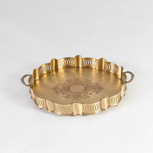 Bhojika Brass Serving Tray
