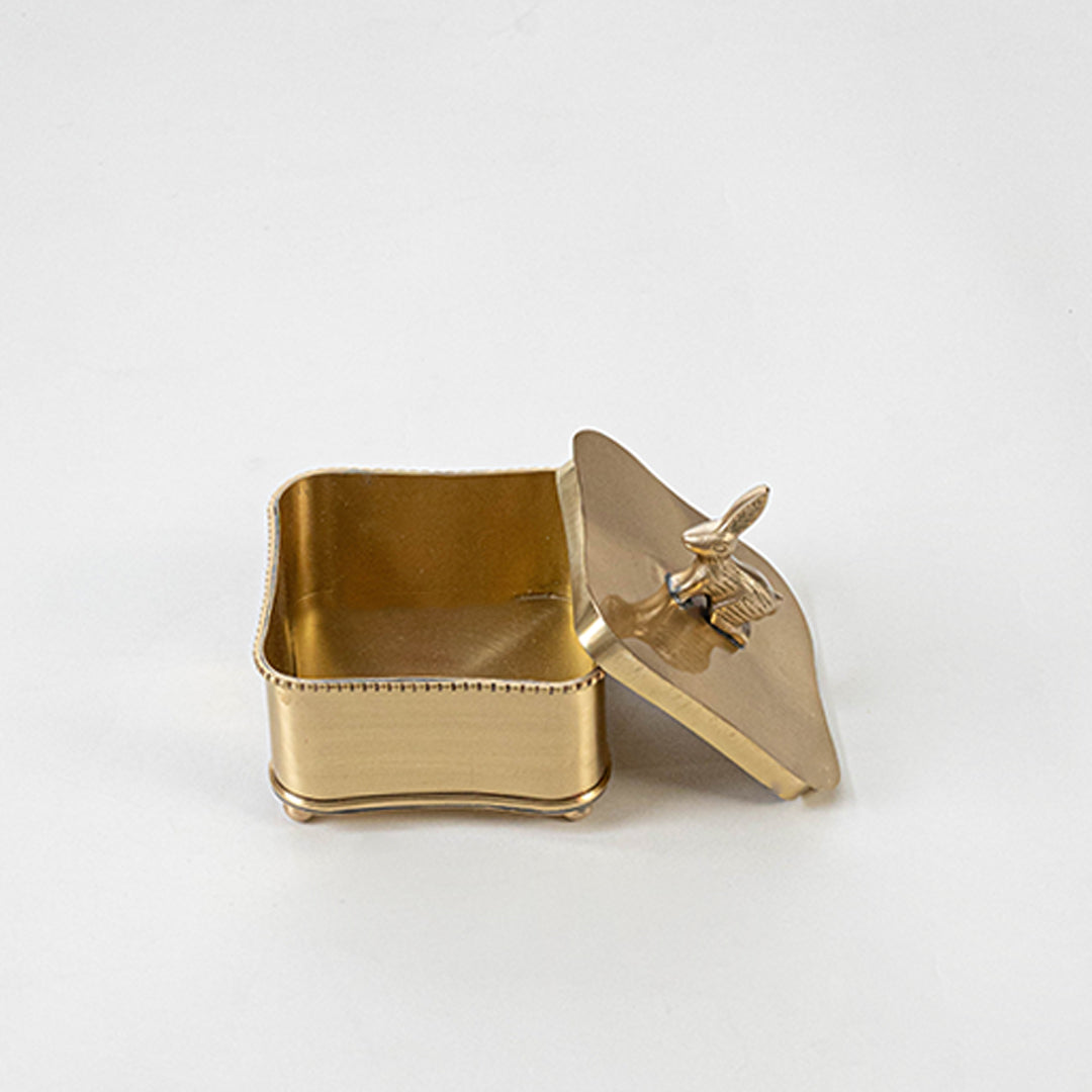 Bodh Brass Storage Box