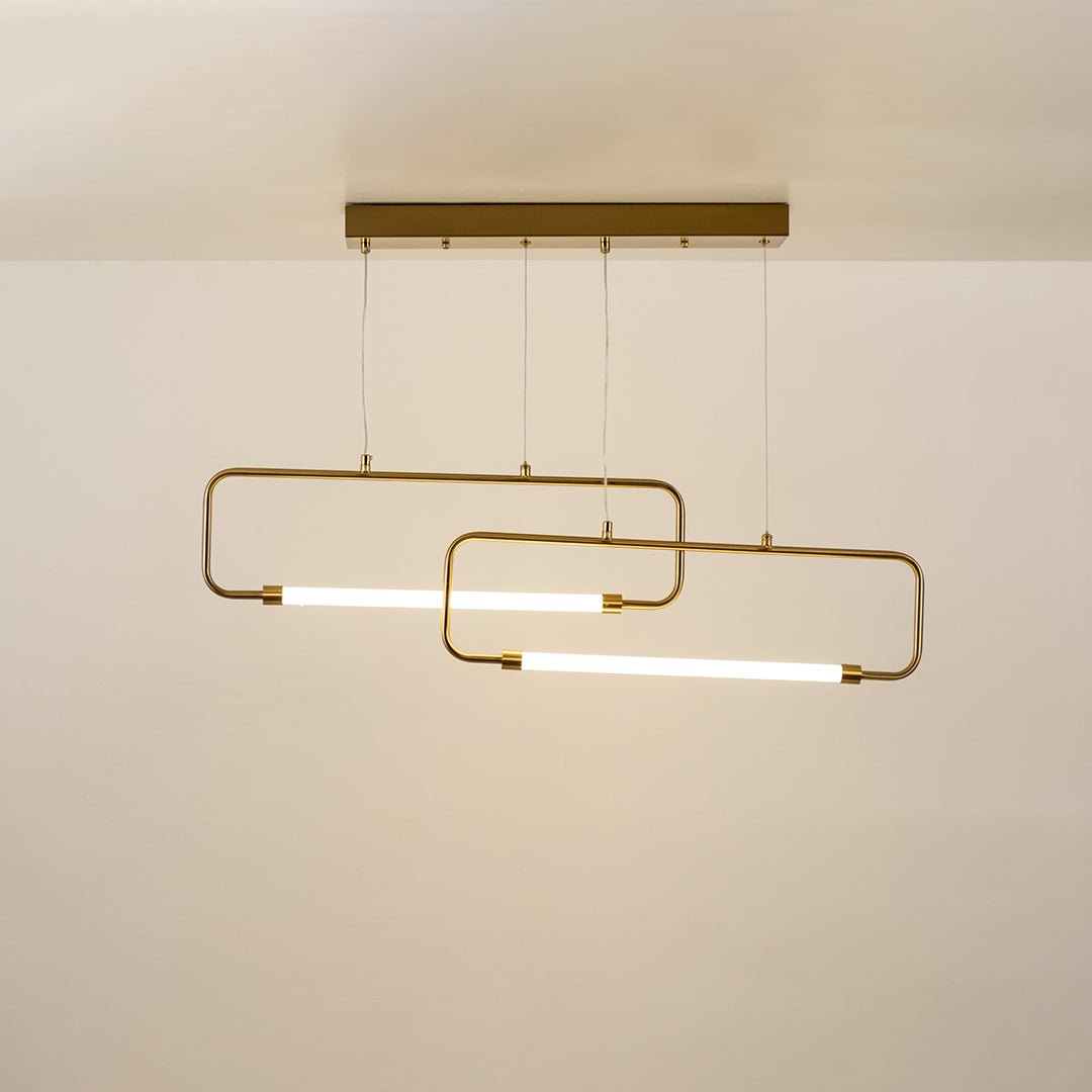 Bouvet 2-Light Chandelier - Gold