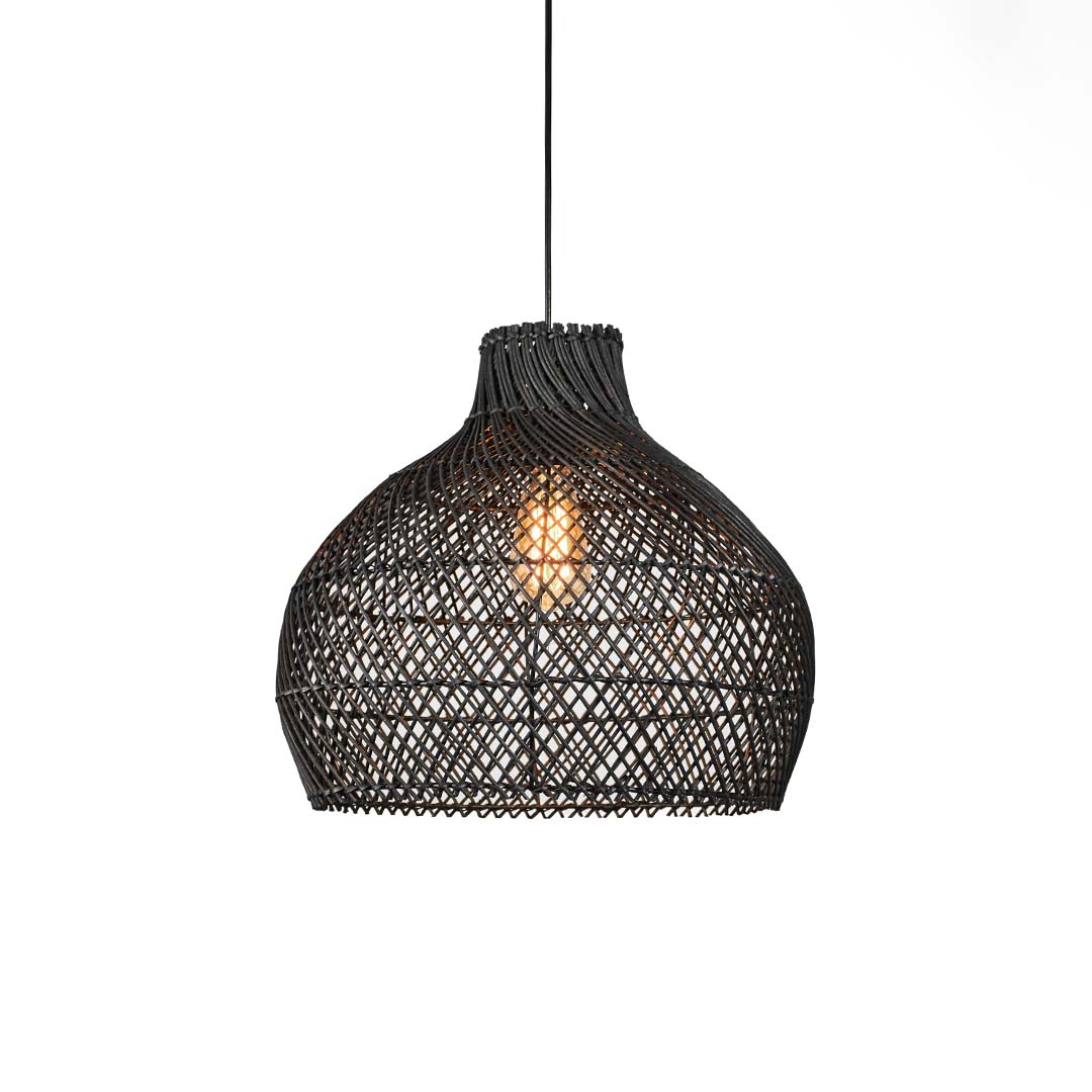 Bowl Rattan Hanging Lamp