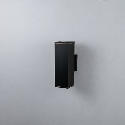 Box Outdoor Wall Light- Black
