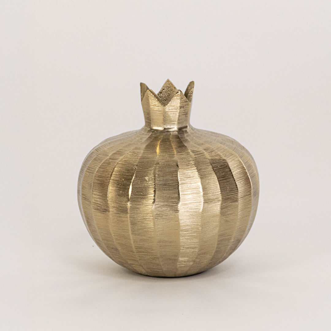 Brass Pomegranate Decorative Object - Large