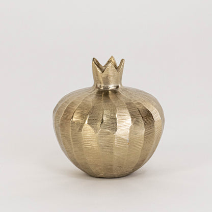 Brass Pomegranate Decorative Object - Medium
