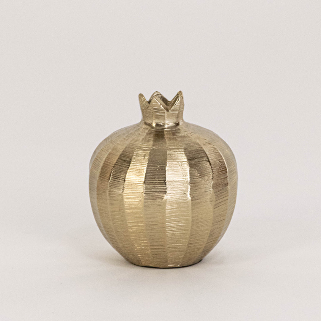 Brass Pomegranate Decorative Object - Small