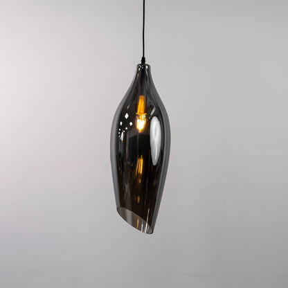 Brilliance Beam Glass Pendant Light - Black