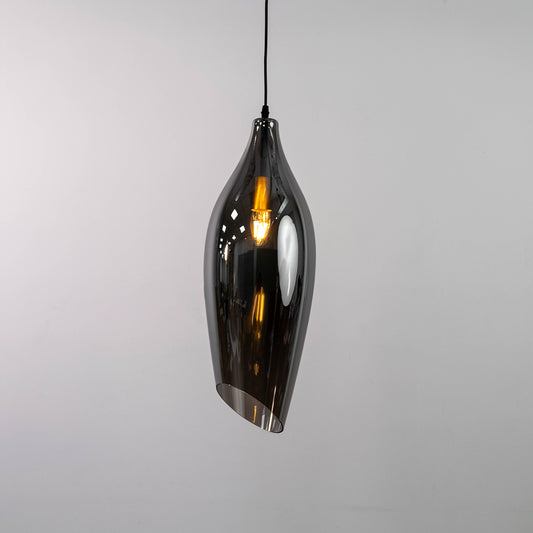 Brilliance Beam Glass Pendant Light - Black