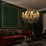 Celestia 8-Light Crystal Chandelier