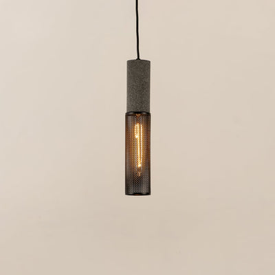Cement Industrial Style Pendant Lamp - Grey