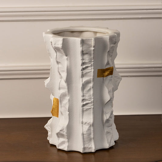 Ceramic Table Vase - White