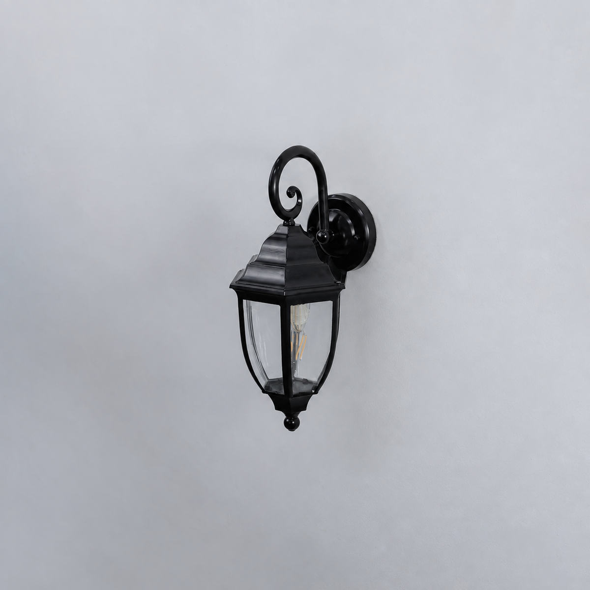 Chasm Outdoor Wall Light - Black