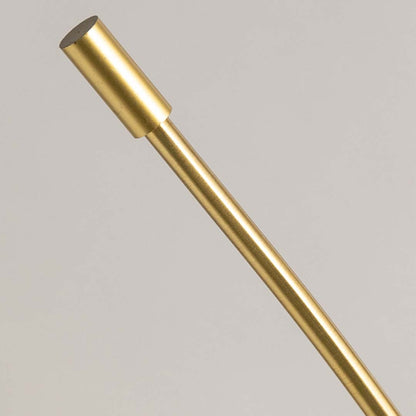 Macro shot highlighting the reflective ceramic surface and golden stem curvature of the White Cherry Decor.