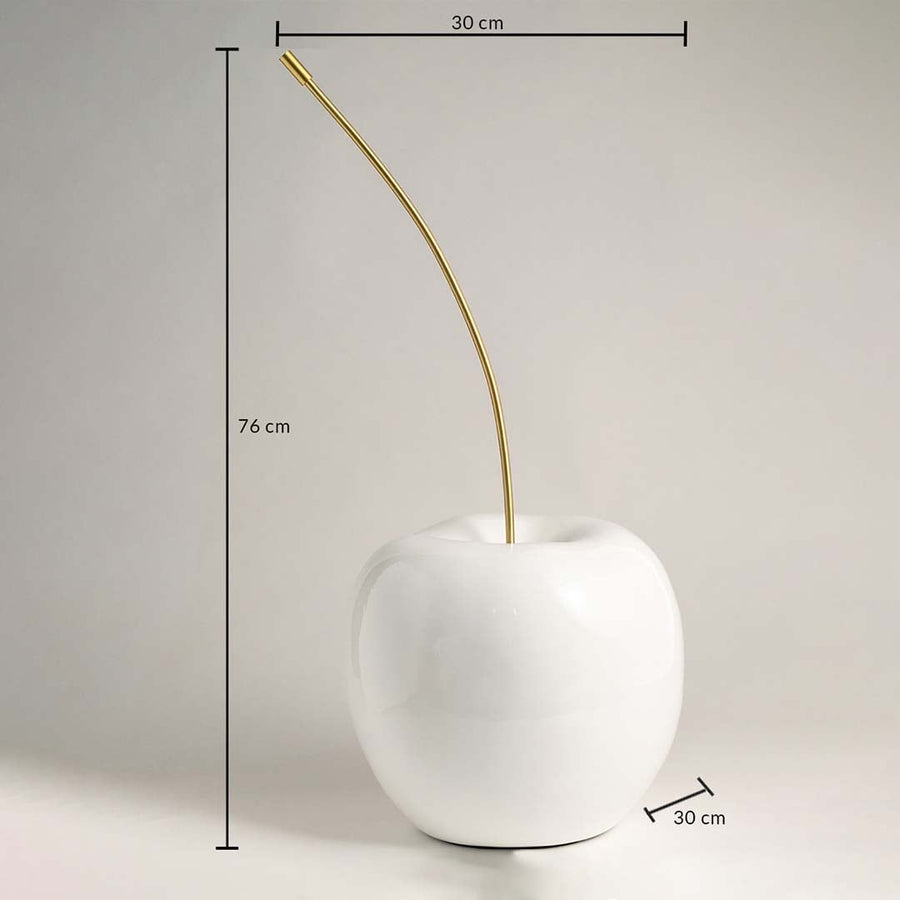 Dimensions of the White Cherry Decor are 76 cm in height and 30 cm in width ideal for large statement décor in modern living rooms.