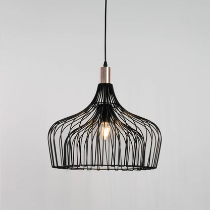 Chic Rays Black Metal Hanging Pendant Lamp