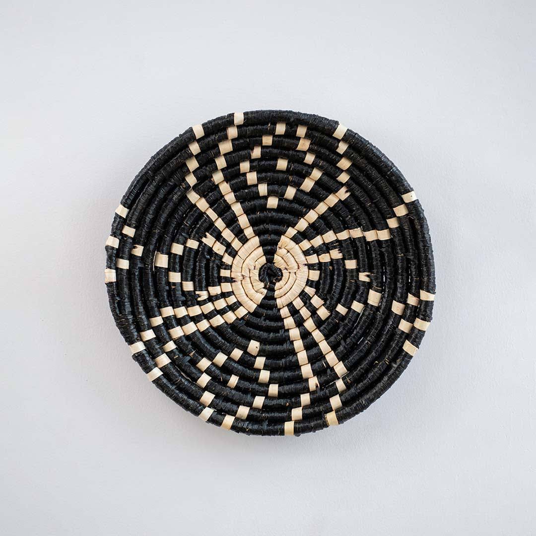 Midnight Bloom Sabai Wall Basket - Style B