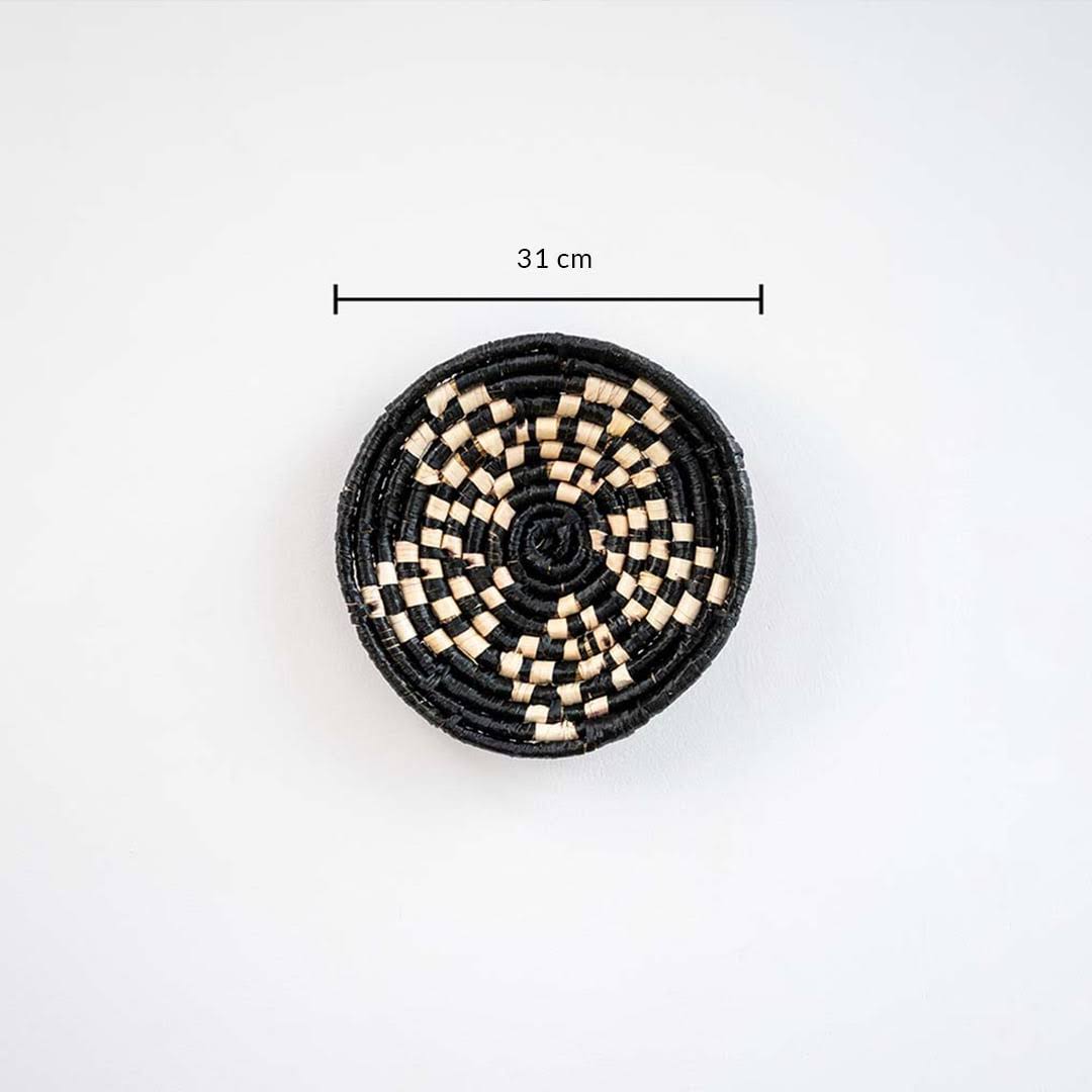 Midnight Bloom Sabai Wall Basket - Style D